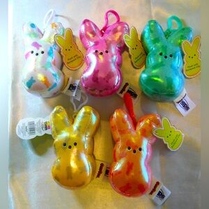 5 Peeps Plush w/bag Clips